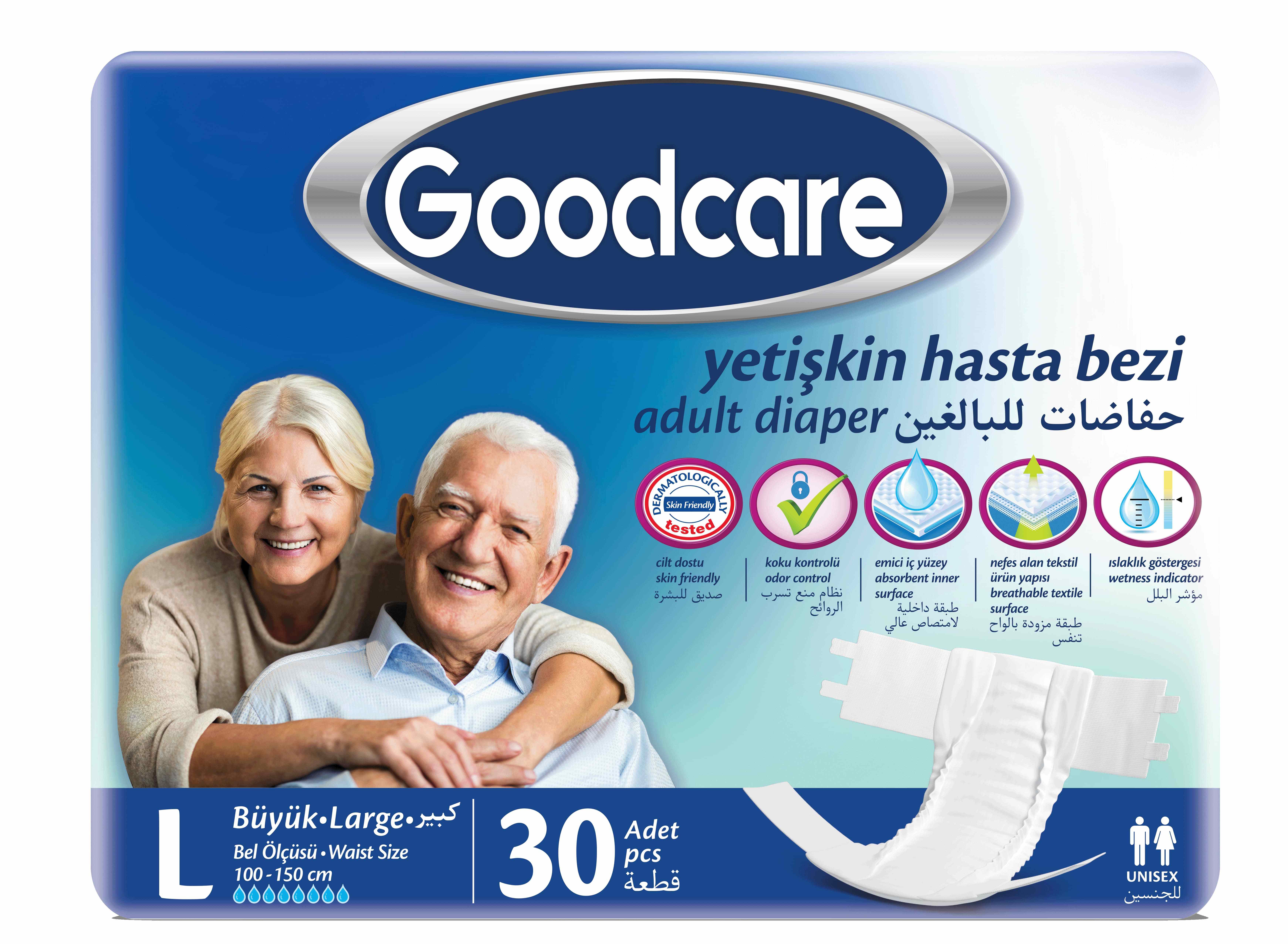 Goodcare підгузки для дорослих L 100-150 см